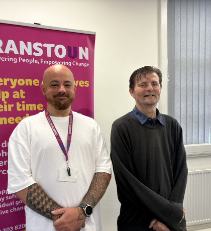 A picture of Gavin and Alex from Cranstoun