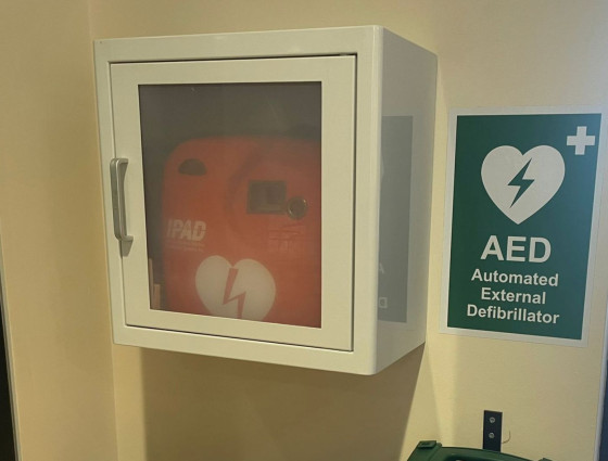 Defibrillator at County Hall