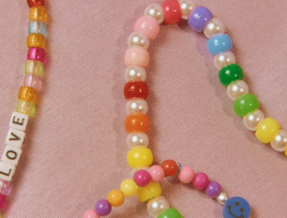 friendship bracelets made of beads