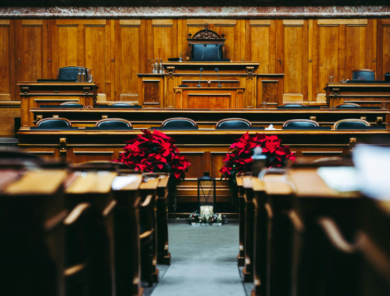 Image of a courtroom