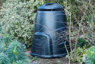 A compost bin