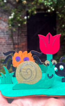 A photo showing what children can make in “Bug Creations” 