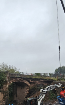 Powick Old Bridge as of September 2024